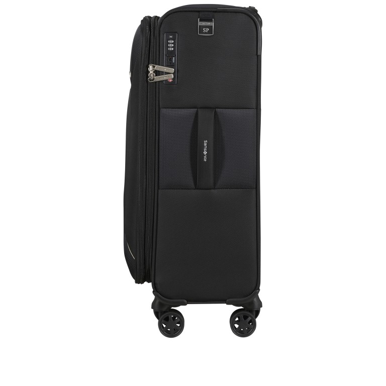 Koffer Base-Breeze Spinner 67 expandable, Farbe: schwarz, blau/petrol, rot/weinrot, Marke: Samsonite, Abmessungen in cm: 43x67x27, Bild 3 von 15