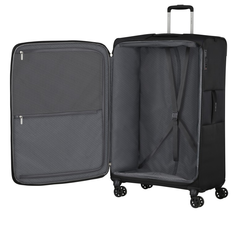 Koffer Base-Breeze Spinner 78 expandable, Farbe: schwarz, blau/petrol, rot/weinrot, Marke: Samsonite, Abmessungen in cm: 47x78x30, Bild 8 von 15