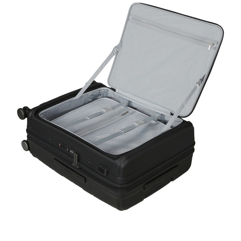Koffer Paralux Spinner 75 expandable, Farbe: schwarz, grün/oliv, Marke: Samsonite, Abmessungen in cm: 50x75x31, Bild 10 von 18