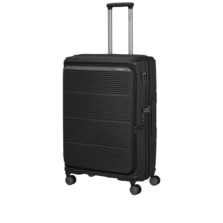 Koffer Paralux Spinner 75 expandable, Farbe: schwarz, grün/oliv, Marke: Samsonite, Abmessungen in cm: 50x75x31, Bild 7 von 18