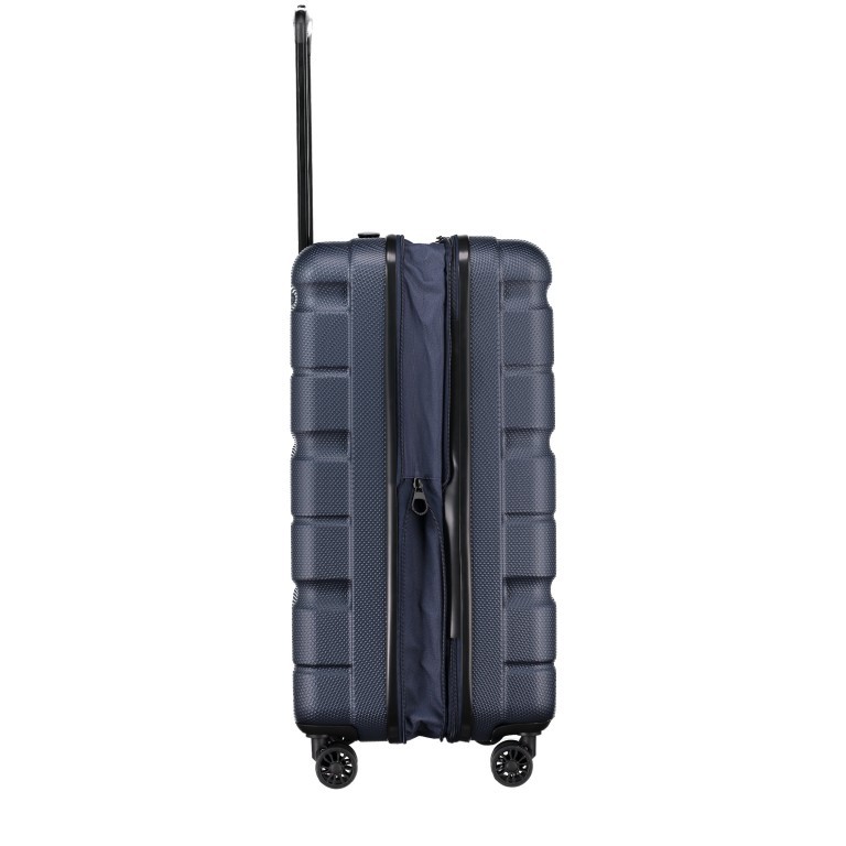 Koffer ABS13 66 cm Dark Blue, Farbe: blau/petrol, Marke: Franky, Abmessungen in cm: 44.5x66x28, Bild 4 von 9
