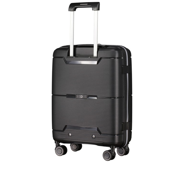 Koffer PP20 innerhalb der IATA-Norm 55 cm Blue Metallic, Farbe: blau/petrol, Marke: Franky, EAN: 4251672758287, Abmessungen in cm: 39.5x55x20, Bild 6 von 10