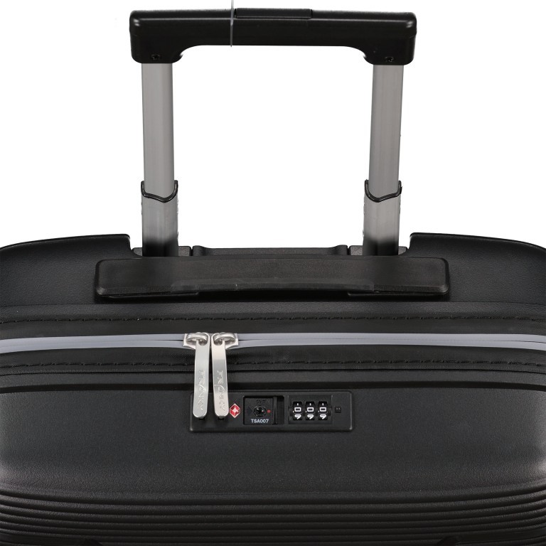 Koffer PP20 innerhalb der IATA-Norm 55 cm Blue Metallic, Farbe: blau/petrol, Marke: Franky, EAN: 4251672758287, Abmessungen in cm: 39.5x55x20, Bild 10 von 10
