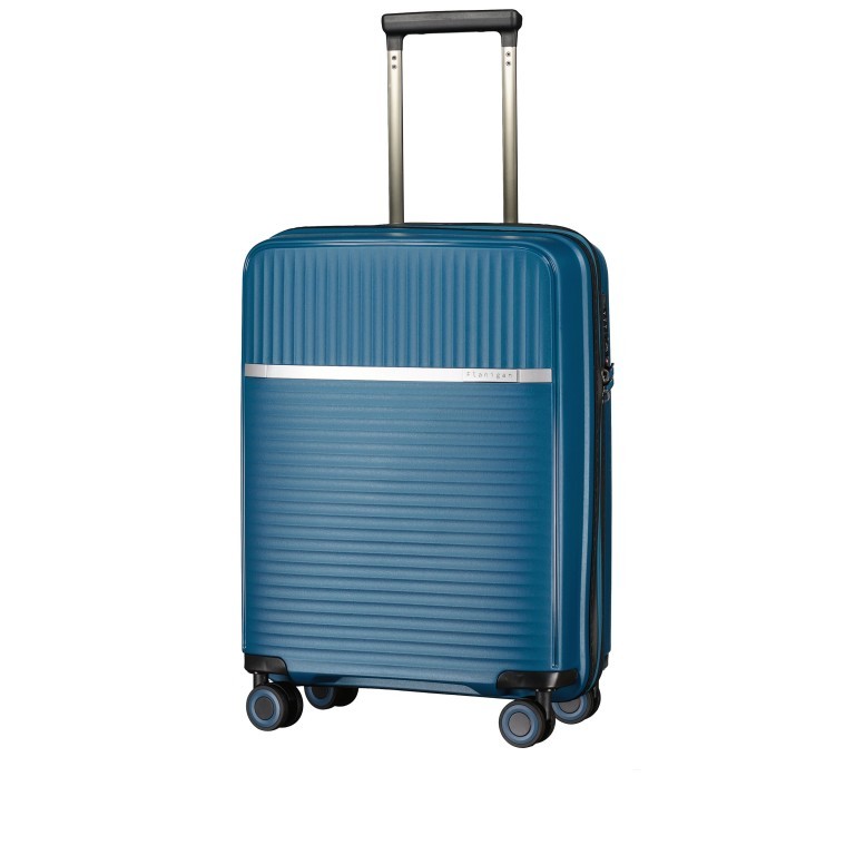 Koffer Calypso S IATA-konform Petrol, Farbe: blau/petrol, Marke: Flanigan, EAN: 4048171004676, Abmessungen in cm: 39x55x20, Bild 2 von 8