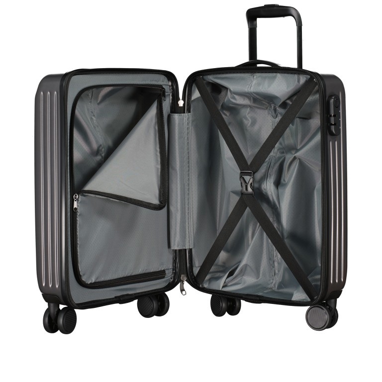 Koffer Barbosa S IATA-konform Eisblau, Farbe: blau/petrol, Marke: Flanigan, EAN: 4048171004775, Abmessungen in cm: 39x55x20, Bild 8 von 8