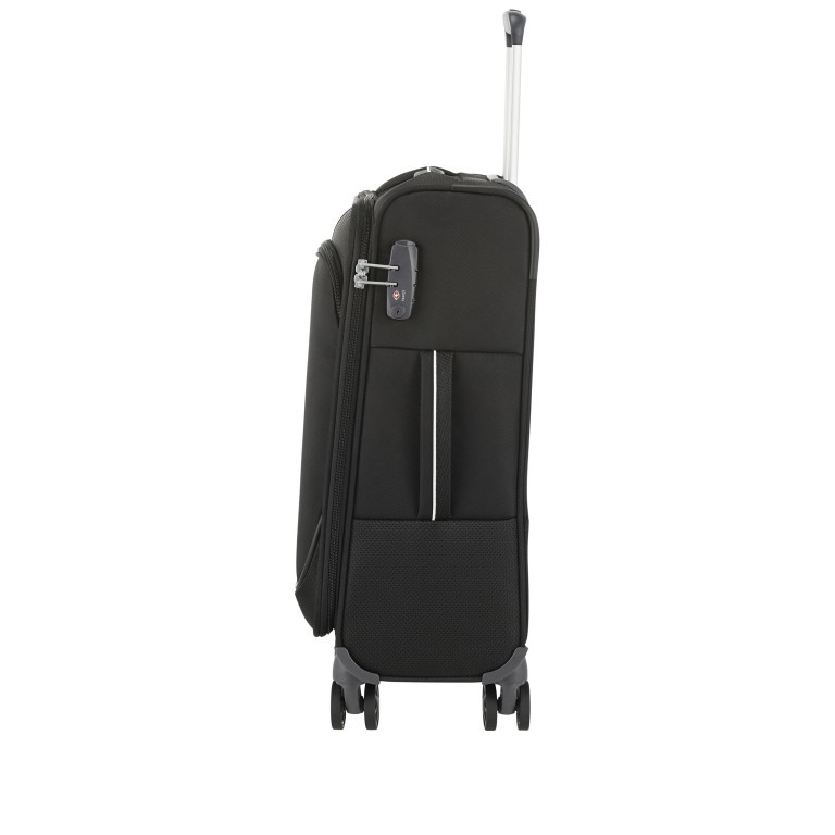 Koffer Popsoda Spinner 55 IATA-Maß Black, Farbe: schwarz, Marke: Samsonite, EAN: 5414847968969, Abmessungen in cm: 40x55x20, Bild 3 von 8