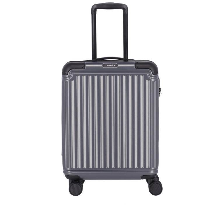 Koffer Cruise 55 cm Anthrazit, Farbe: grau, Marke: Travelite, EAN: 4027002079649, Abmessungen in cm: 39.5x55x20, Bild 2 von 10