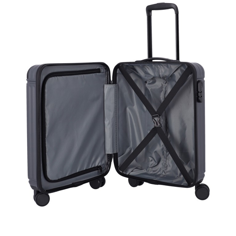 Koffer Cruise 55 cm Anthrazit, Farbe: grau, Marke: Travelite, EAN: 4027002079649, Abmessungen in cm: 39.5x55x20, Bild 7 von 10