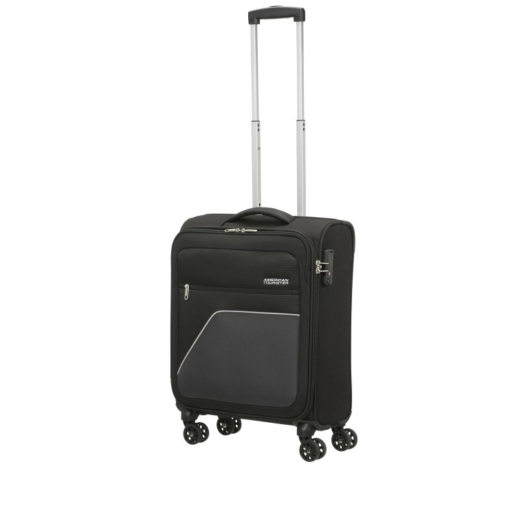 Koffer Sky Surfer Spinner S IATA-Maß, Farbe: schwarz, anthrazit, grün/oliv, Marke: American Tourister, Abmessungen in cm: 40x55x20, Bild 3 von 5