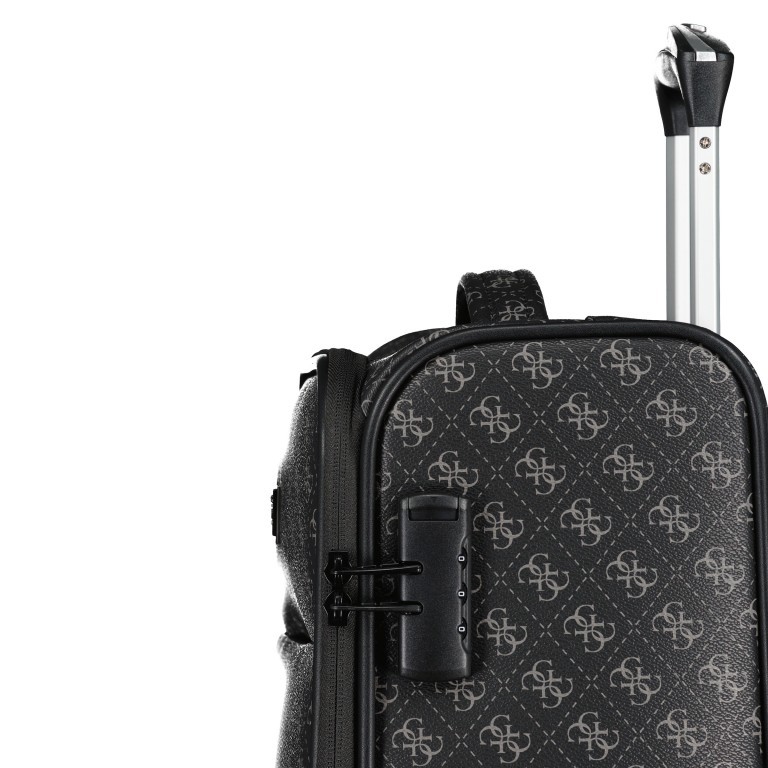 Koffer Vezzola Dark Black, Farbe: schwarz, Marke: Guess, EAN: 7621701507587, Abmessungen in cm: 38.5x58x21, Bild 9 von 9