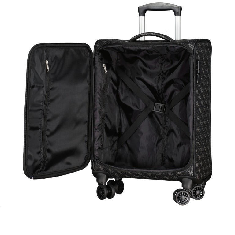 Koffer Vezzola, Farbe: schwarz, braun, beige, Marke: Guess, Abmessungen in cm: 38.5x58x21, Bild 8 von 9