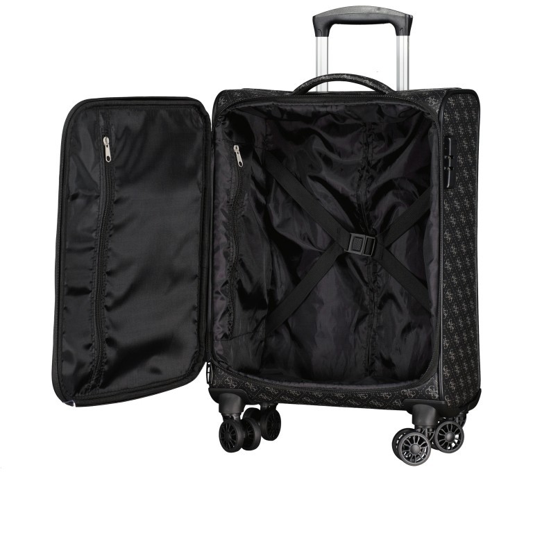 Koffer Vezzola Dark Black, Farbe: schwarz, Marke: Guess, EAN: 7621701507587, Abmessungen in cm: 38.5x58x21, Bild 8 von 9