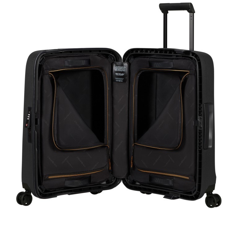 Handgepäck-Trolley Essens Spinner 55 IATA-Maß, Farbe: anthrazit, grau, blau/petrol, grün/oliv, orange, gelb, Marke: Samsonite, Abmessungen in cm: 40x55x20, Bild 8 von 17