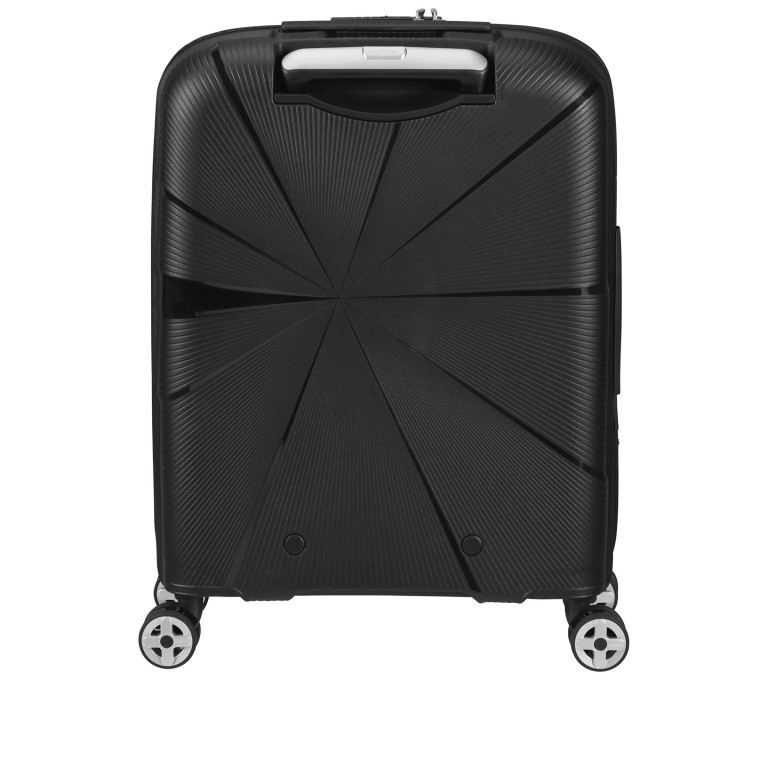 Koffer Starvibe Spinner 55 erweiterbar, Farbe: schwarz, blau/petrol, grün/oliv, flieder/lila, orange, Marke: American Tourister, Abmessungen in cm: 40x55x20, Bild 6 von 13