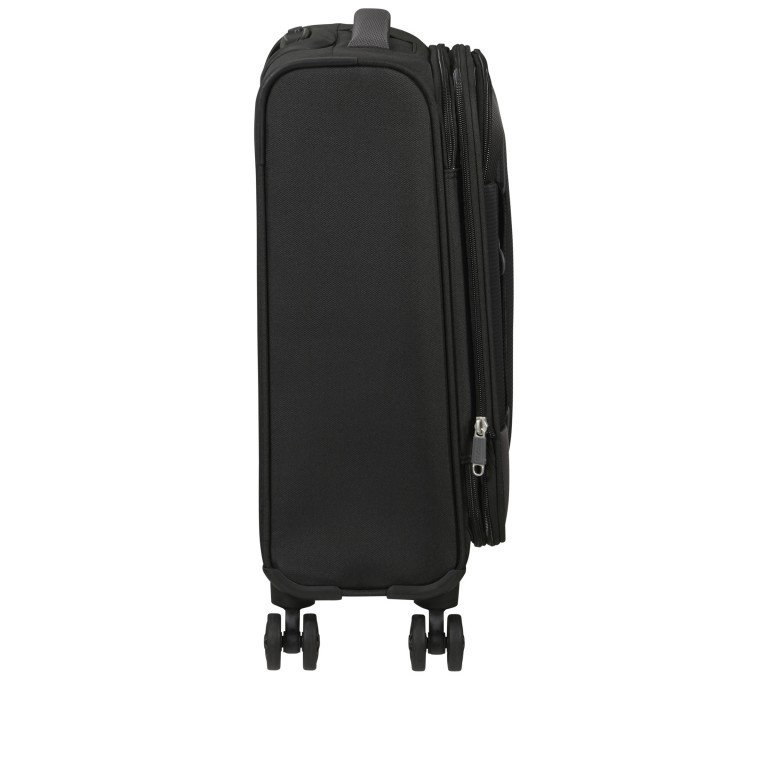Koffer Pulsonic Spinner 55 Expandable Asphalt Black, Farbe: schwarz, Marke: American Tourister, EAN: 5400520203977, Abmessungen in cm: 40x55x23, Bild 5 von 11