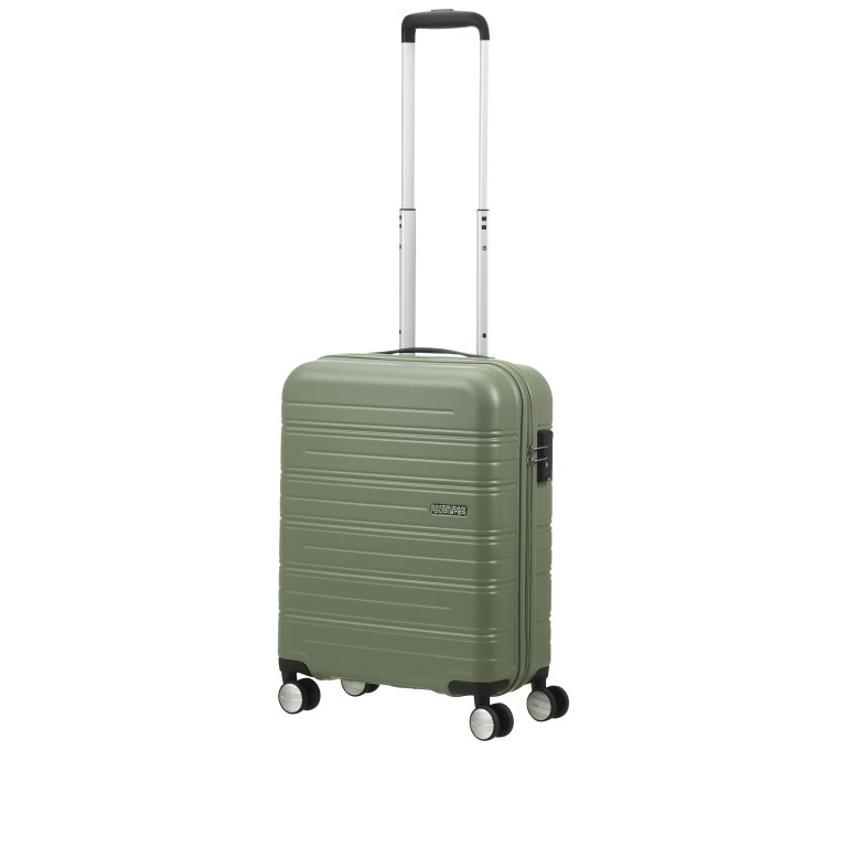 Koffer High Turn Spinner 55 IATA-Maß, Farbe: schwarz, grün/oliv, rosa/pink, gelb, Marke: American Tourister, Abmessungen in cm: 40x55x20, Bild 2 von 4