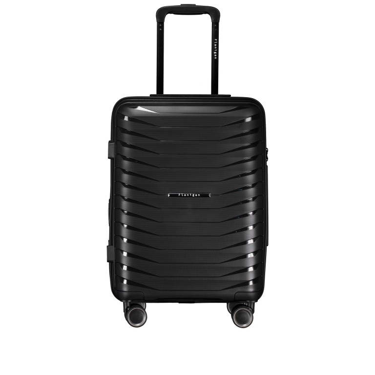 Koffer FLP15 erweiterbar Größe S, Farbe: schwarz, blau/petrol, grün/oliv, rosa/pink, beige, Marke: Flanigan, Abmessungen in cm: 40x55x22, Bild 12 von 12