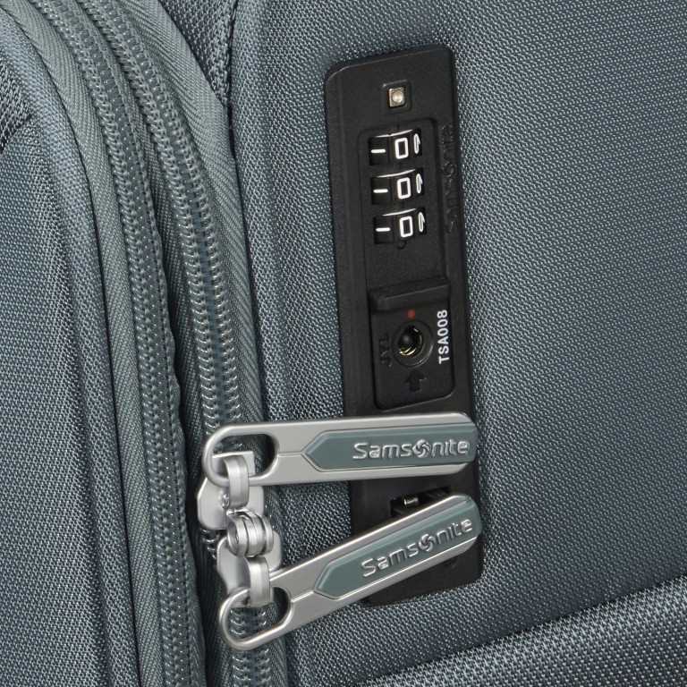 Koffer Urbify Spinner 55 expandable, Farbe: schwarz, blau/petrol, grün/oliv, Marke: Samsonite, Abmessungen in cm: 40x55x23, Bild 14 von 17