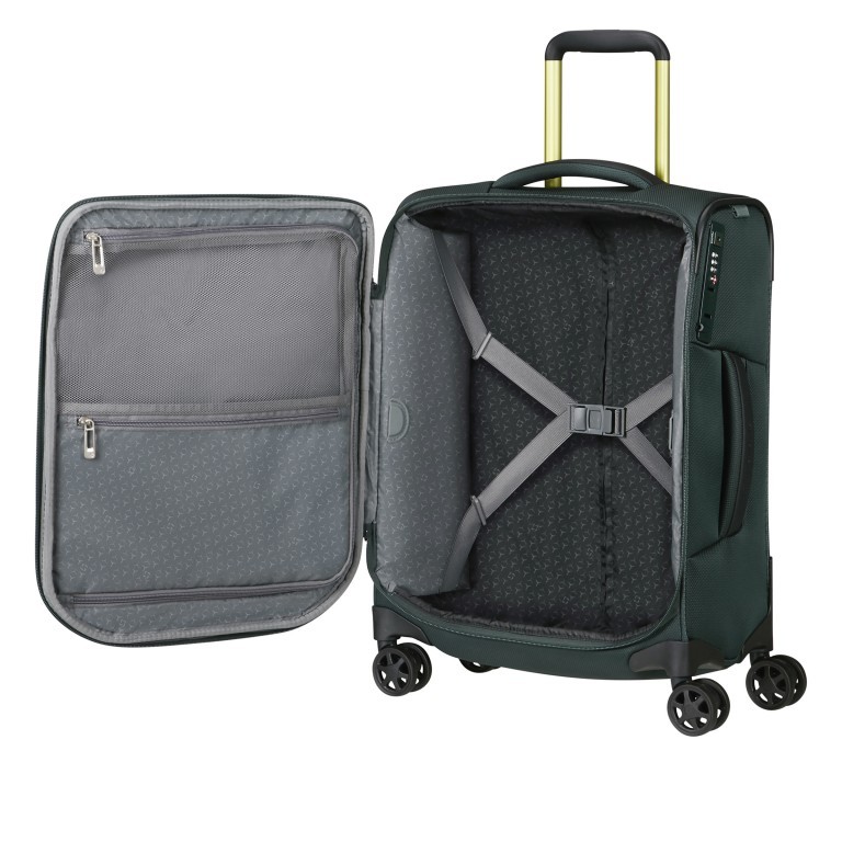 Koffer Respark Spinner 55 IATA-Maß, Farbe: schwarz, blau/petrol, rot/weinrot, Marke: Samsonite, Abmessungen in cm: 40x55x20, Bild 9 von 18
