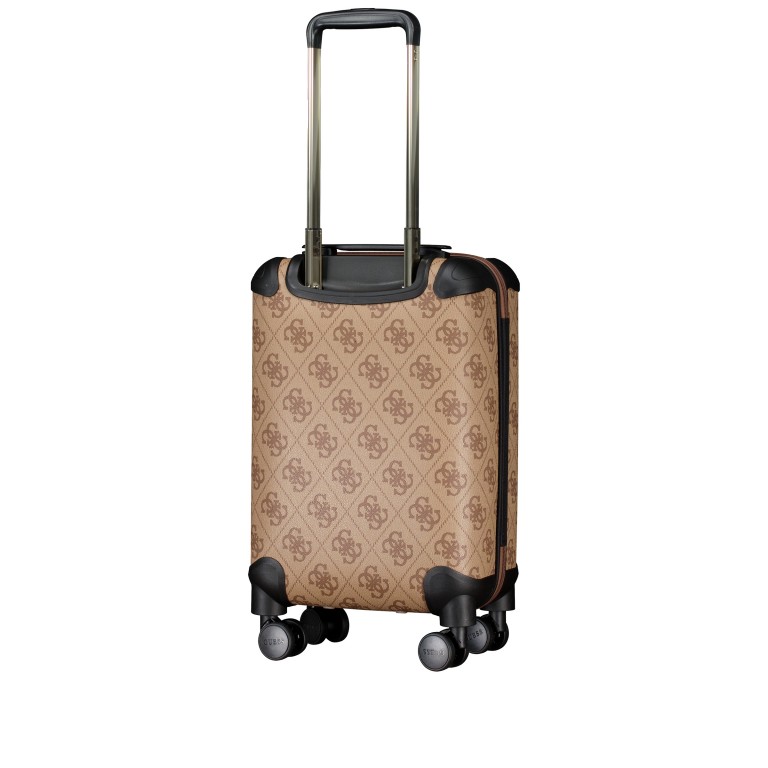 Koffer Berta Travel 4G-Logo Größe 53 cm, Farbe: grau, braun, rosa/pink, Marke: Guess, Abmessungen in cm: 32x53x22, Bild 5 von 9