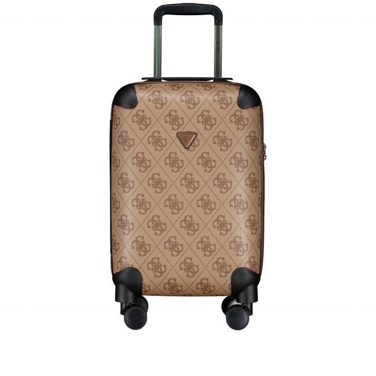 Koffer Berta Travel 4G-Logo Größe 53 cm, Farbe: grau, braun, rosa/pink, Marke: Guess, Abmessungen in cm: 32x53x22, Bild 9 von 9