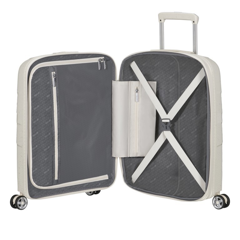 Handgepäck-Trolley Starvibe Ltd Spinner 55 erweiterbar, Farbe: grün/oliv, beige, Marke: American Tourister, Abmessungen in cm: 40x55x20, Bild 8 von 9