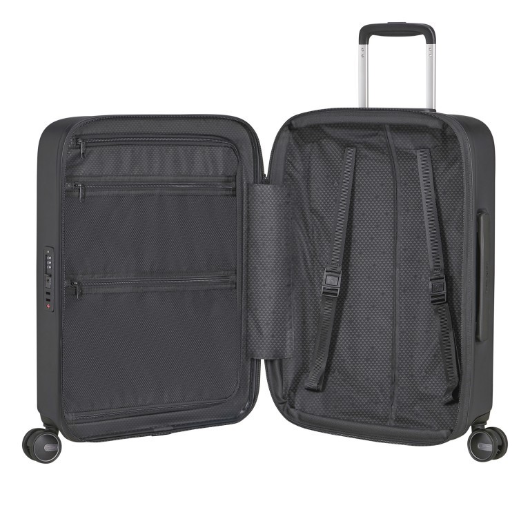 Koffer Fyrm Spinner 55 erweiterbar, Farbe: anthrazit, blau/petrol, grün/oliv, Marke: Samsonite, Abmessungen in cm: 40x55x20, Bild 8 von 14