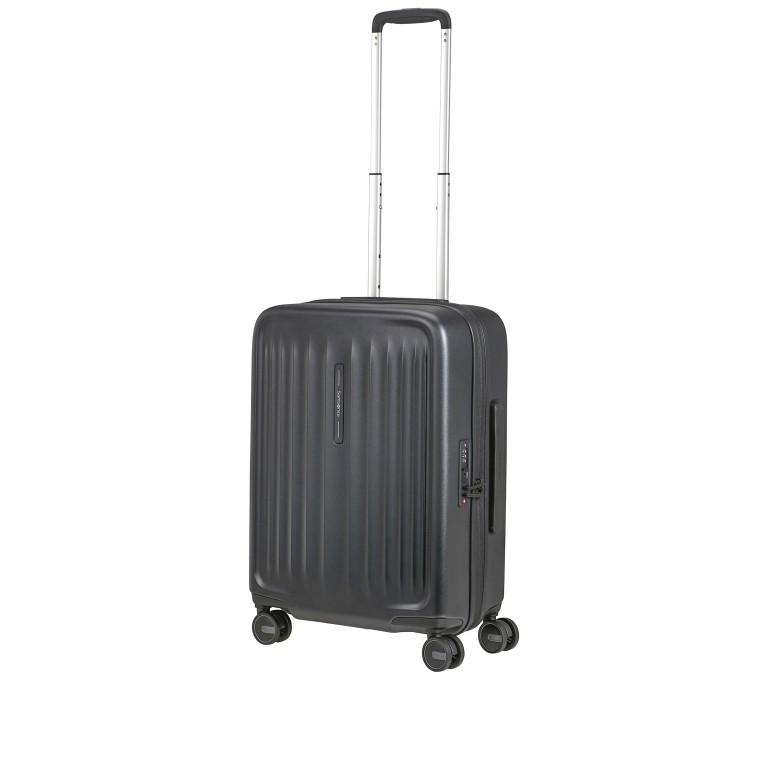 Koffer Fyrm Spinner 55 erweiterbar, Farbe: anthrazit, blau/petrol, grün/oliv, Marke: Samsonite, Abmessungen in cm: 40x55x20, Bild 3 von 14