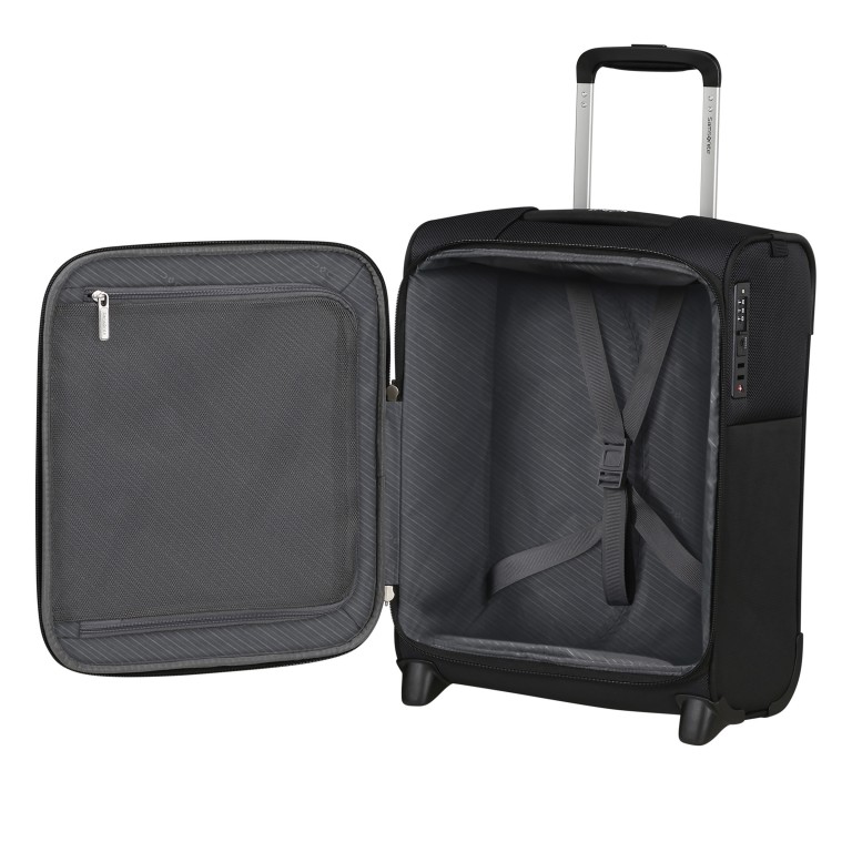 Koffer Base-Breeze Upright 45 Underseater, Farbe: schwarz, blau/petrol, rot/weinrot, Marke: Samsonite, Abmessungen in cm: 36x45x20, Bild 8 von 11