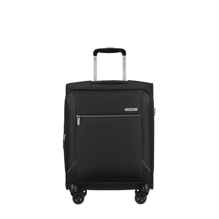Koffer Base-Breeze Spinner 55 expandable, Farbe: schwarz, blau/petrol, rot/weinrot, Marke: Samsonite, Abmessungen in cm: 40x55x23, Bild 1 von 16