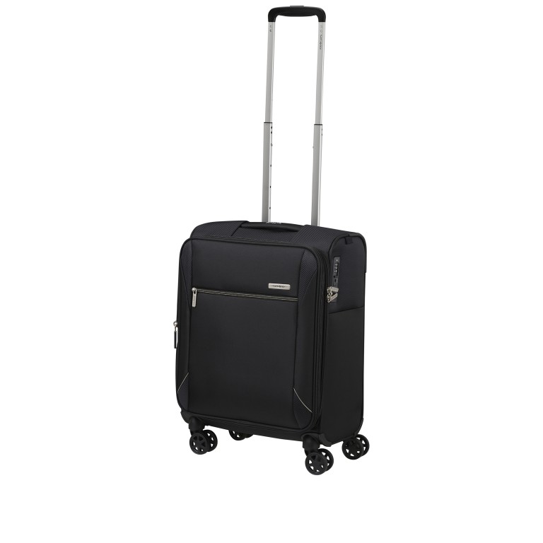 Koffer Base-Breeze Spinner 55 expandable, Farbe: schwarz, blau/petrol, rot/weinrot, Marke: Samsonite, Abmessungen in cm: 40x55x23, Bild 7 von 16