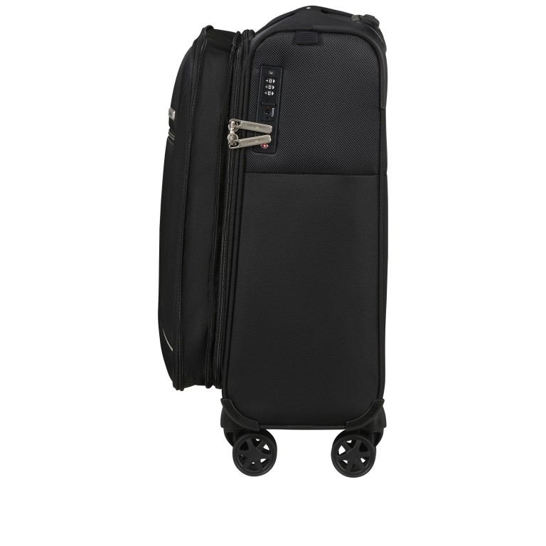 Koffer Base-Breeze Spinner 55 expandable, Farbe: schwarz, blau/petrol, rot/weinrot, Marke: Samsonite, Abmessungen in cm: 40x55x23, Bild 4 von 16