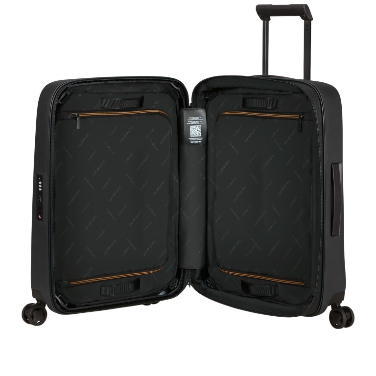Koffer Essens Spinner 55 expandable, Farbe: anthrazit, gelb, Marke: Samsonite, Abmessungen in cm: 40x55x23, Bild 8 von 20