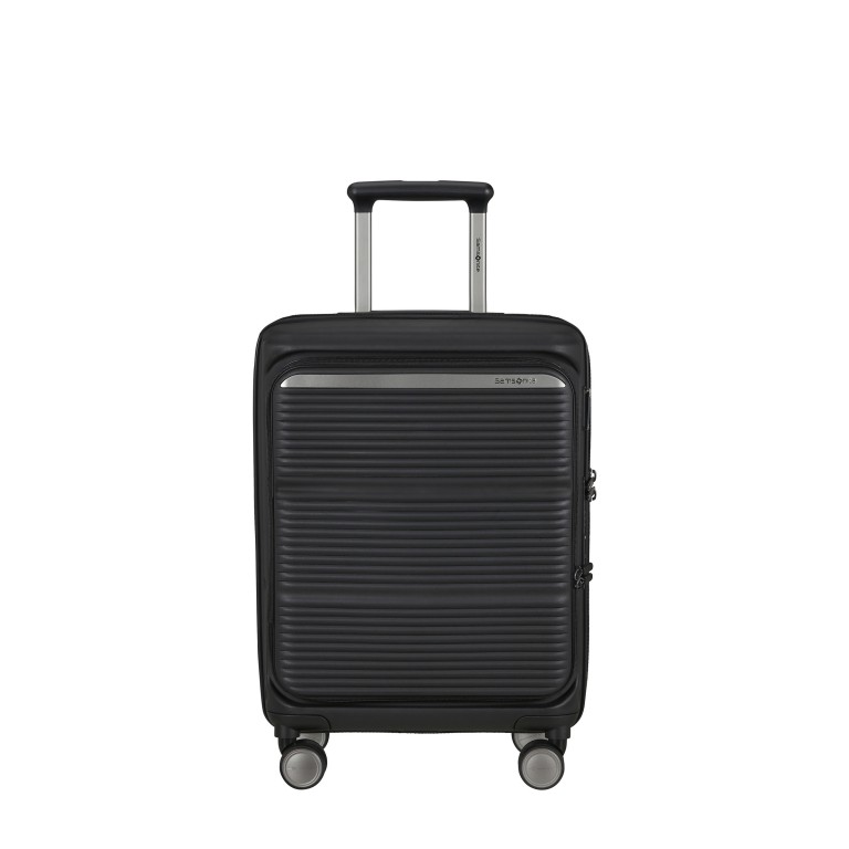 Koffer Paralux Spinner 55 expandable, Farbe: schwarz, grau, grün/oliv, Marke: Samsonite, Abmessungen in cm: 39x55x23, Bild 1 von 21