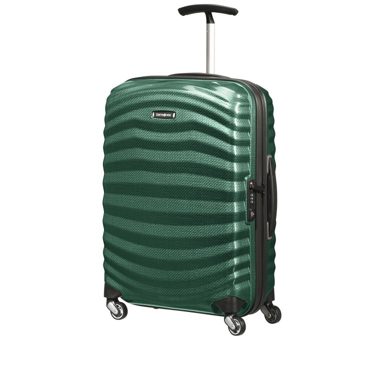 Koffer lite-shock Spinner 55 Racing Green, Farbe: grün/oliv, Marke: Samsonite, EAN: 5400520194022, Abmessungen in cm: 40x55x20, Bild 2 von 8