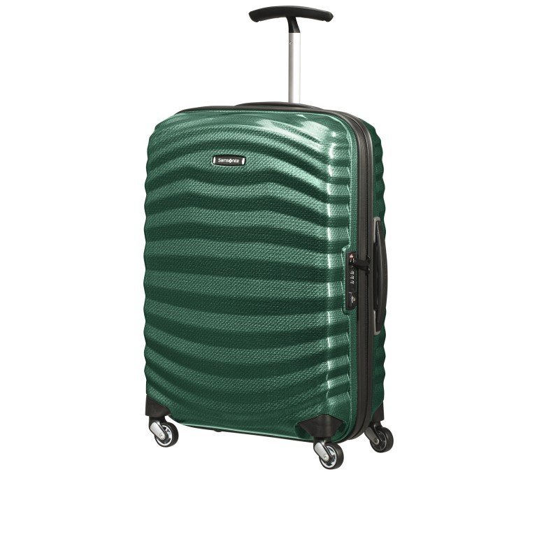 Koffer lite-shock Spinner 55 Petrol Blue, Farbe: blau/petrol, Marke: Samsonite, EAN: 5414847523267, Abmessungen in cm: 40x55x20, Bild 2 von 8