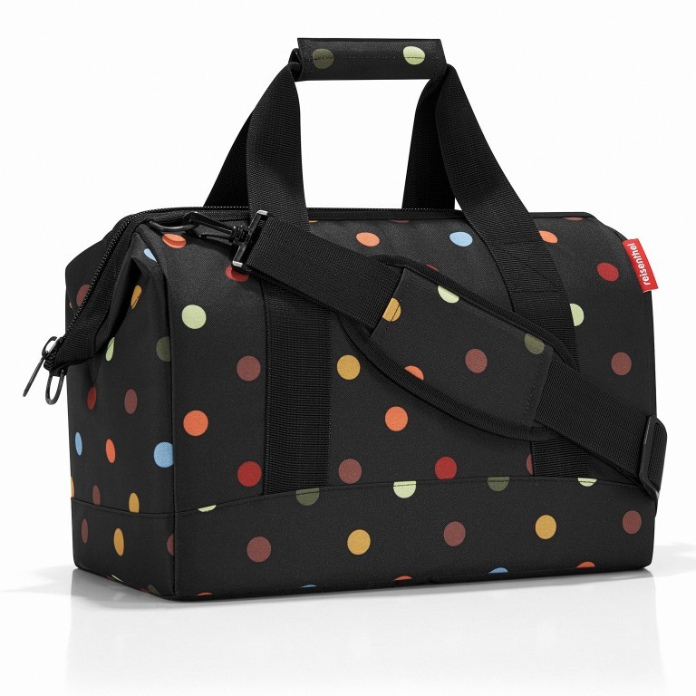 Reisetasche Allrounder M Dots, Farbe: bunt, Marke: Reisenthel, EAN: 4012013546983, Abmessungen in cm: 40x33.5x24, Bild 1 von 2