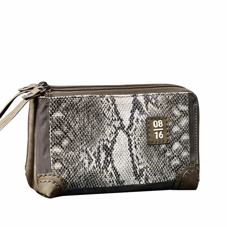 Clutch Zandvoort 2 Hedwich 4230000177 Mud, Farbe: braun, taupe/khaki, Marke: 08|16, EAN: 4053533455171, Abmessungen in cm: 22x12x3.5, Bild 1 von 2