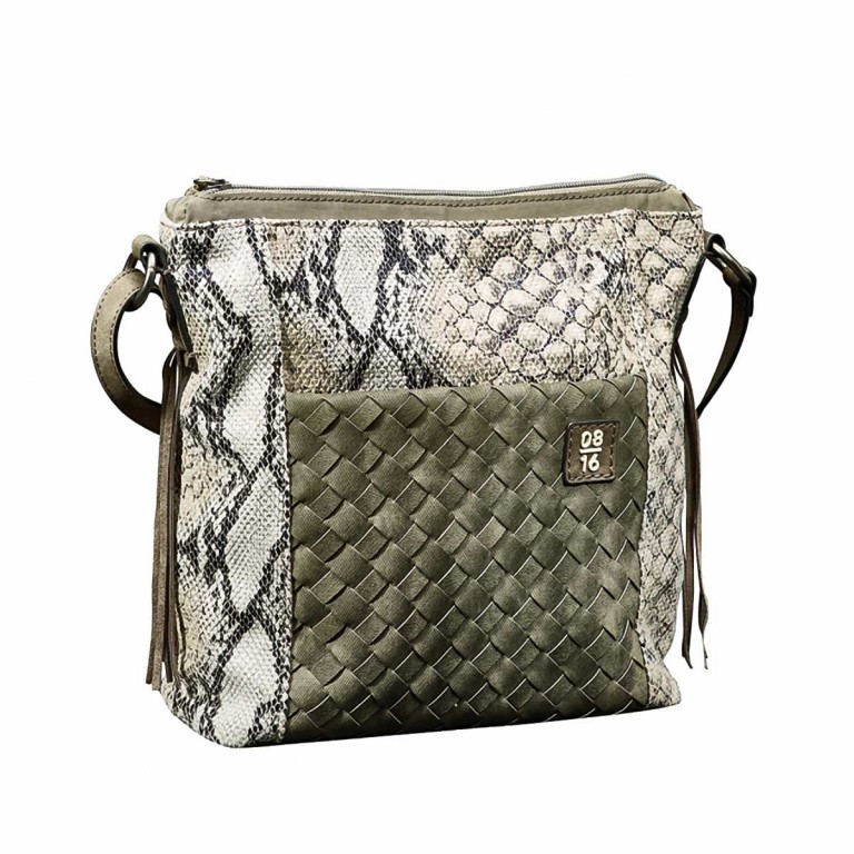 Shoulderbag Hoorn Ann V 4230000212 Mud, Farbe: braun, taupe/khaki, grün/oliv, Marke: 08|16, EAN: 4053533455027, Abmessungen in cm: 29x25x9, Bild 1 von 1