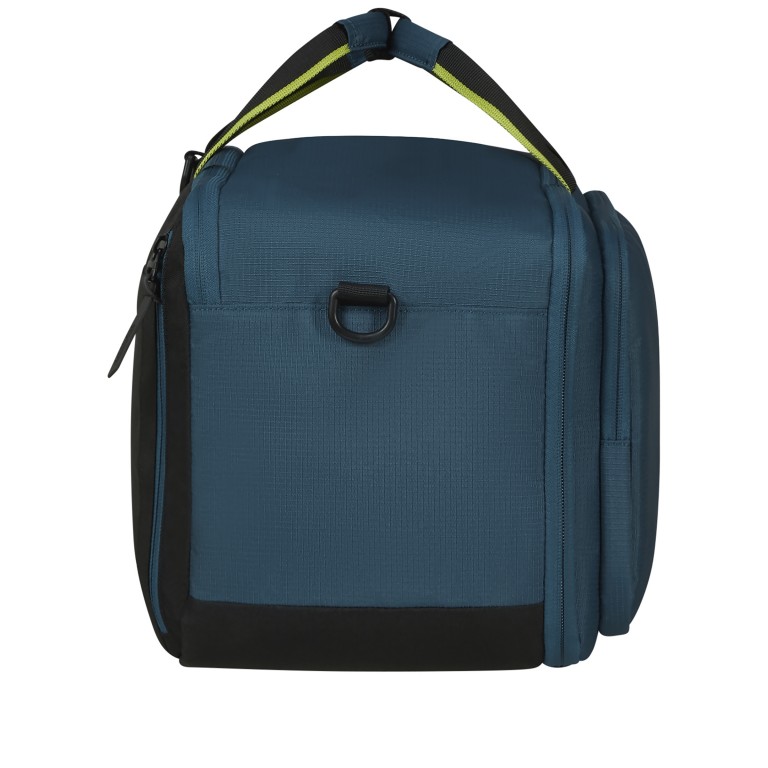 Flugumhänger / Rucksack Take2Cabin 3-Way-Boarding Bag mit Laptopfach 14 Zoll, Farbe: blau/petrol, grün/oliv, Marke: American Tourister, Abmessungen in cm: 40x25x20, Bild 4 von 14