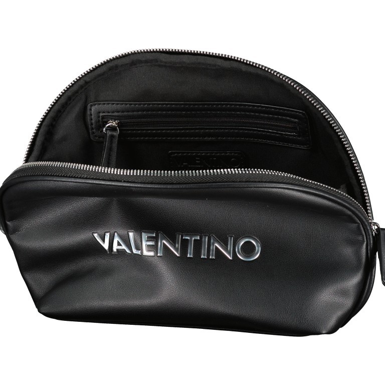 Kosmetiktasche Olive Nero, Farbe: schwarz, Marke: Valentino Bags, EAN: 8058043512679, Abmessungen in cm: 22x20x8.5, Bild 4 von 4