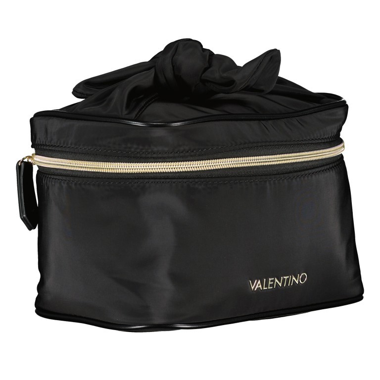 Kosmetikkoffer Olmo Nero, Farbe: schwarz, Marke: Valentino Bags, EAN: 8058043512822, Abmessungen in cm: 21x14x14, Bild 2 von 4