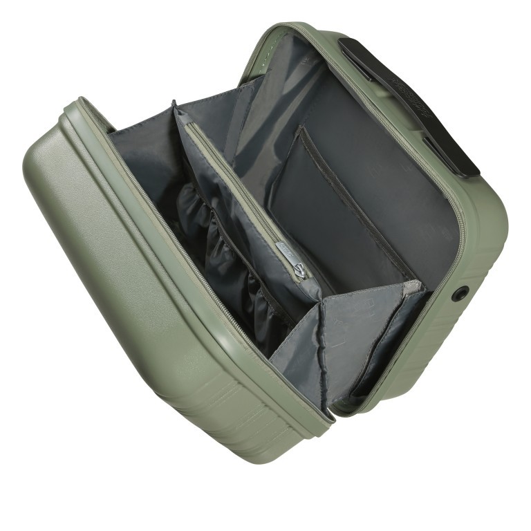 Kosmetikkoffer High Turn Matt Sage Khaki, Farbe: grün/oliv, Marke: American Tourister, EAN: 5400520218889, Abmessungen in cm: 33x27x17, Bild 6 von 10