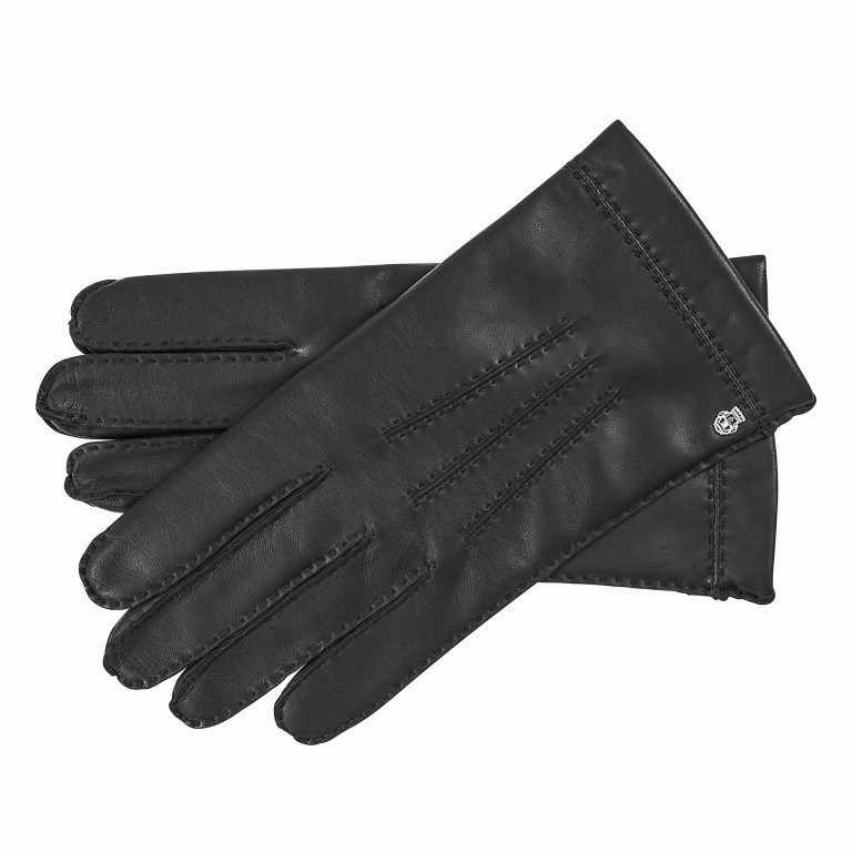 Handschuhe Herren Leder Handnaht 9,5 Black, Farbe: schwarz, Marke: Roeckl, EAN: 4053071078351, Bild 1 von 1
