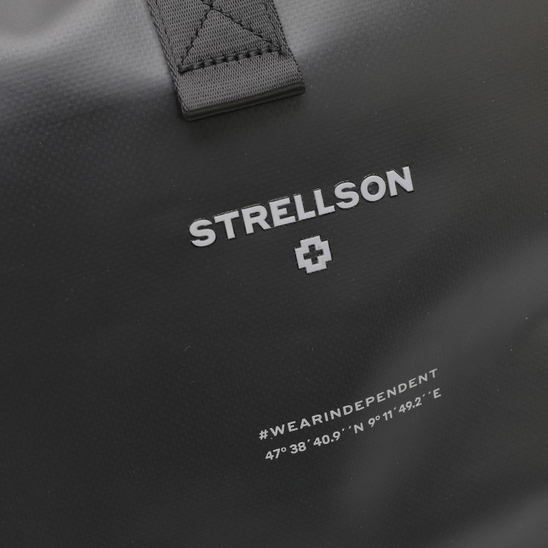 Reisetasche Stockwell 2.0 Weekender Landon MHZ, Farbe: schwarz, grau, blau/petrol, grün/oliv, Marke: Strellson, Abmessungen in cm: 50x30x21.5, Bild 7 von 7