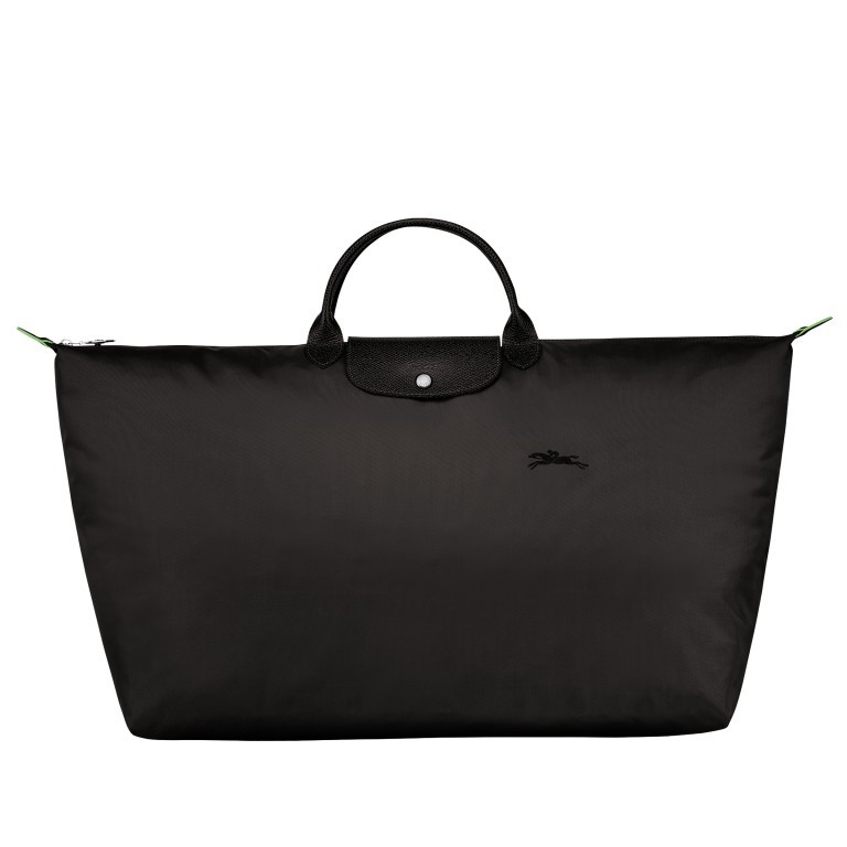 Reisetasche Le Pliage Green Reisetasche XL, Farbe: schwarz, anthrazit, braun, rot/weinrot, Marke: Longchamp, Abmessungen in cm: 55x40x23, Bild 1 von 5