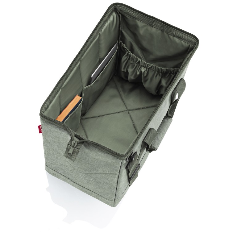 Reisetasche Allrounder L, Farbe: blau/petrol, grün/oliv, beige, Marke: Reisenthel, Abmessungen in cm: 48x39.5x29, Bild 3 von 3