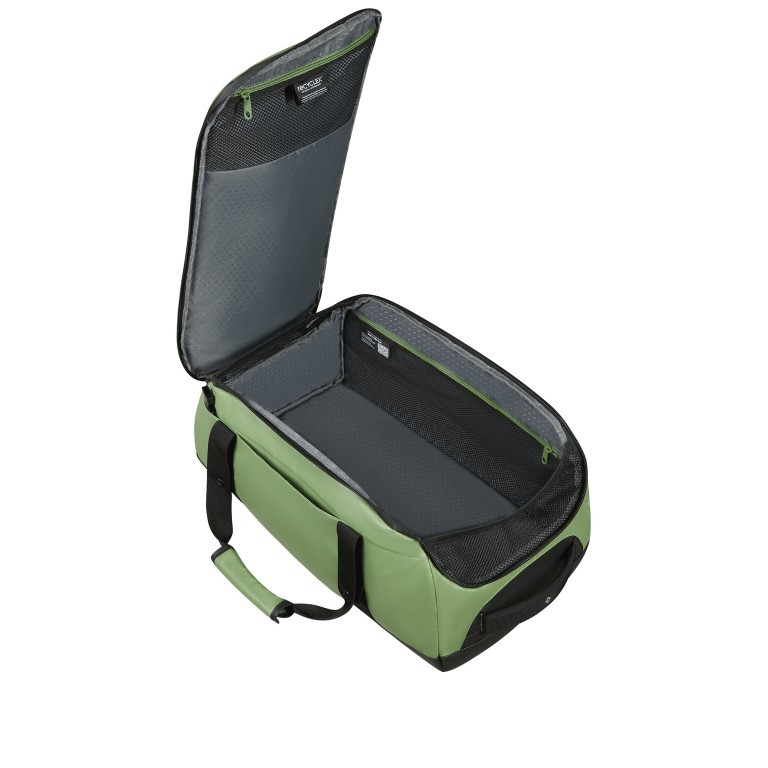 Reisetasche Ecodiver Duffle S auch als Rucksack nutzbar Stone Green, Farbe: grün/oliv, Marke: Samsonite, EAN: 5400520222190, Abmessungen in cm: 31x55x24, Bild 7 von 11