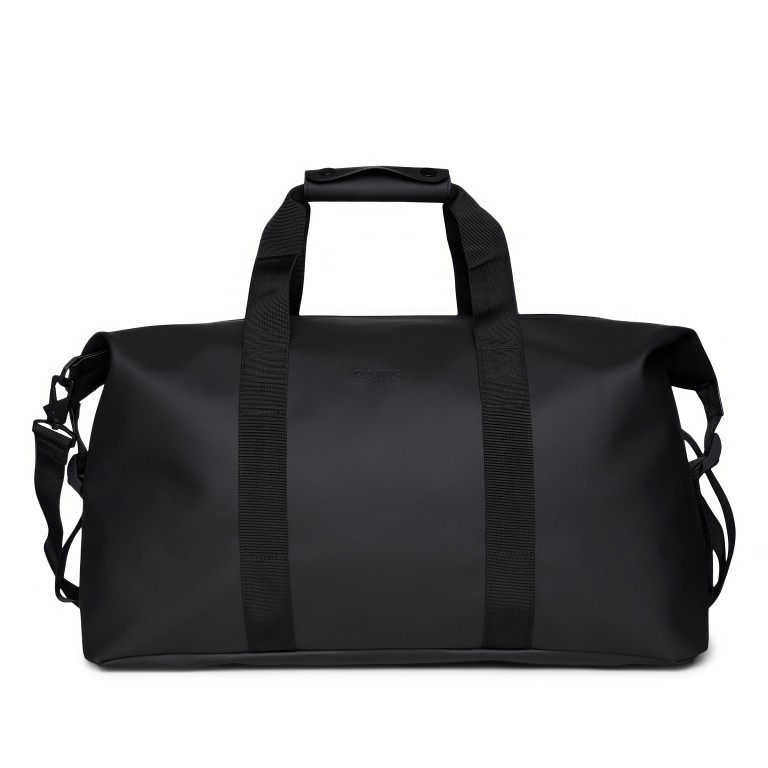 Reisetasche Hilo Weekend Bag, Farbe: schwarz, grau, blau/petrol, beige, Marke: Rains, Abmessungen in cm: 52x27x26, Bild 1 von 5