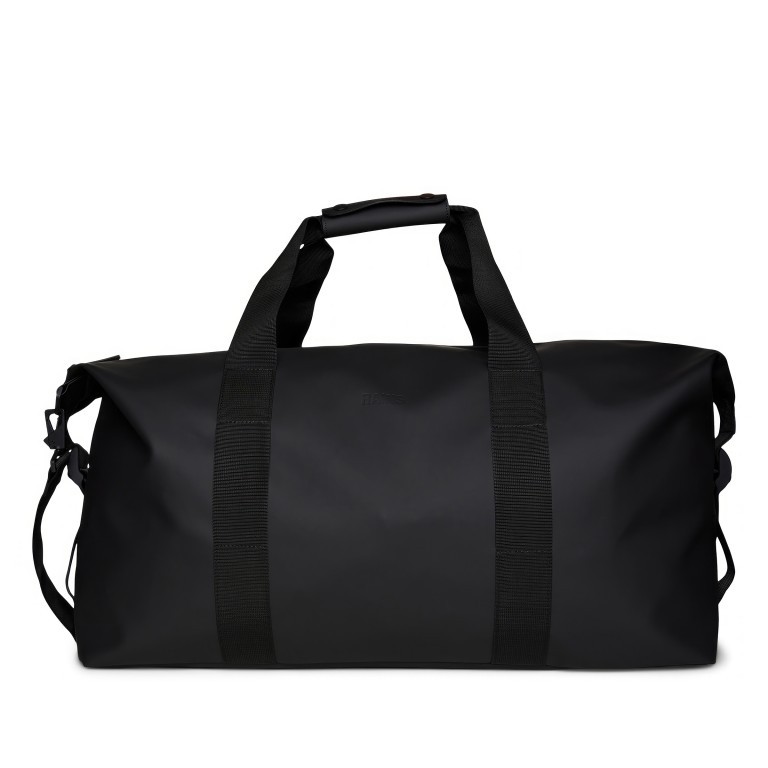 Reisetasche Hilo Weekend Bag Large, Farbe: schwarz, beige, Marke: Rains, Abmessungen in cm: 60x29x27, Bild 1 von 5